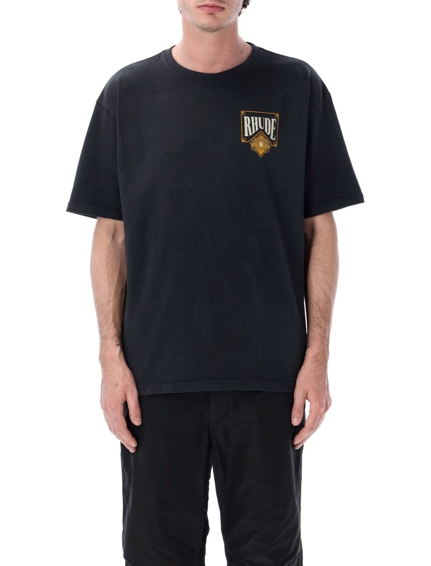 Rhude Playing Card Black Cotton Tee