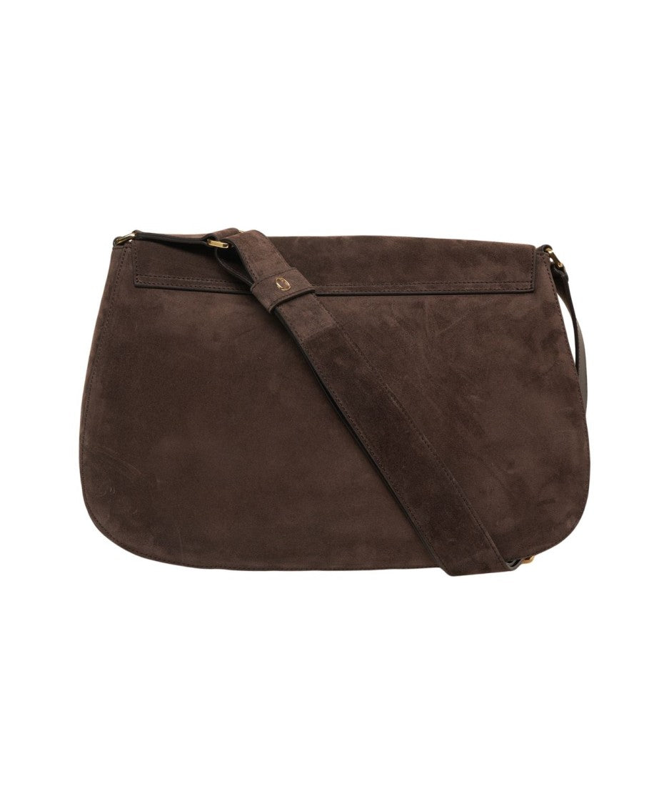 Orciani Suede Shoulder Bag
