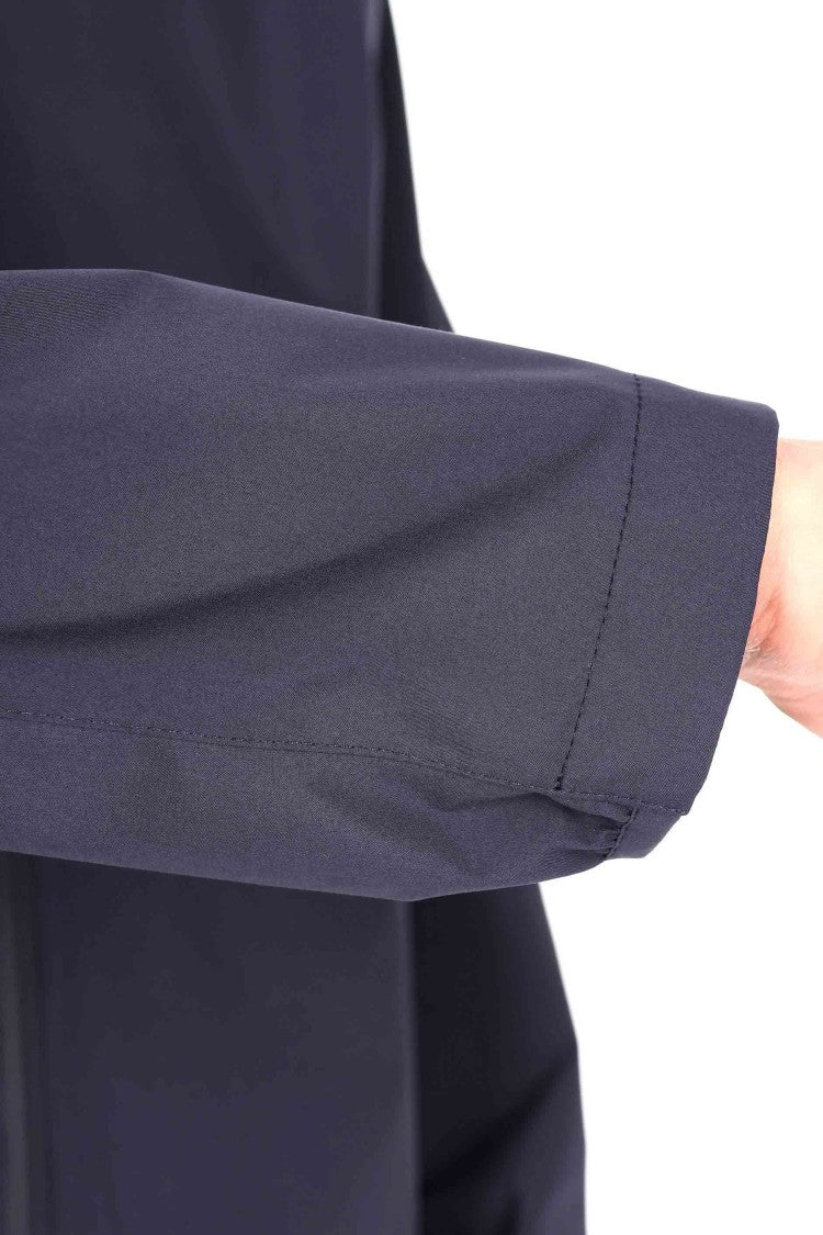 Herno Waterproof Short Technical Jacket With Removable Hood