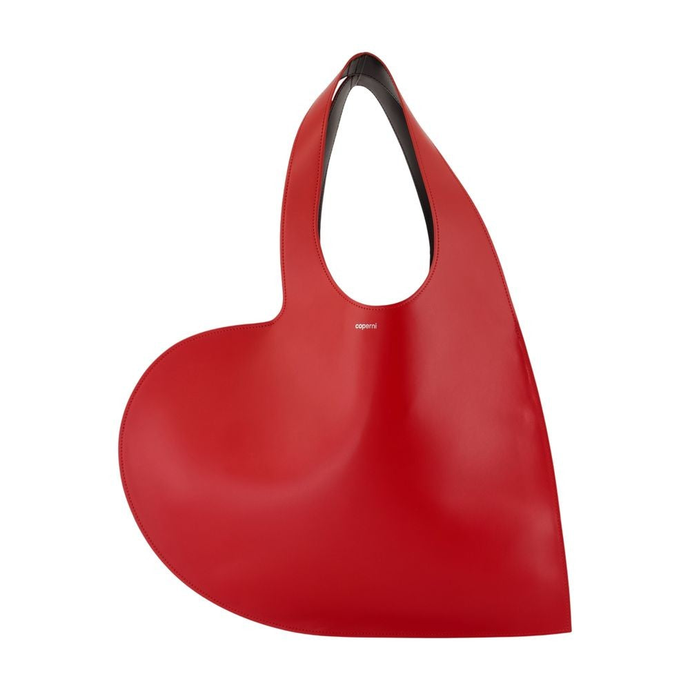 Coperni Heart Shoulder Bag - Leather - Red