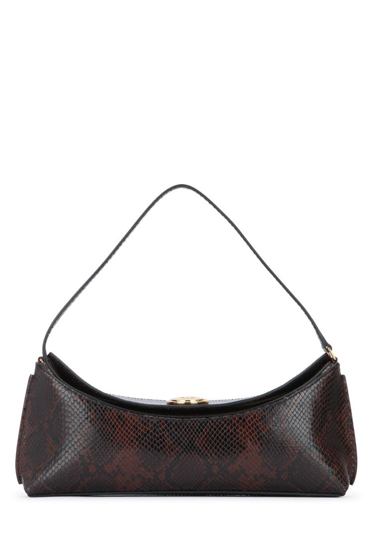 Jacquemus Structured Shoulder Bag With Snakeskin Texture