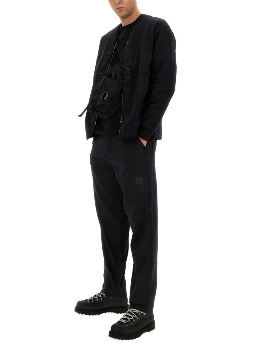 C.P. Company Buttoned Front Zip Sweatshirt