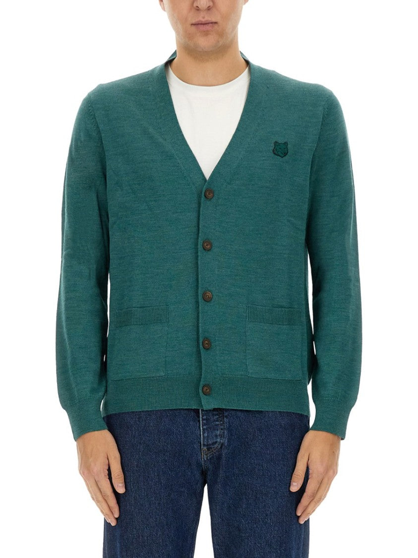 Maison Kitsuné "Regular Bold Fox Head Patch" Cardigan