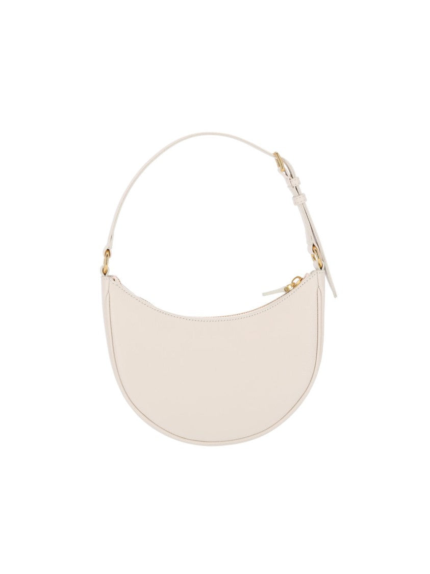 Valentino Garavani White Leather "Vlogo Signature" Mini Hobo Bag