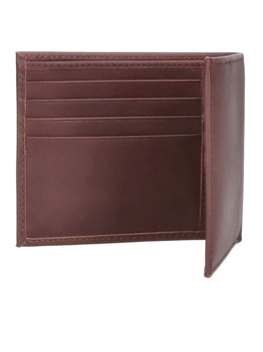 Polo Ralph Lauren Brown Leather Polo Bear Bi-Fold Wallet