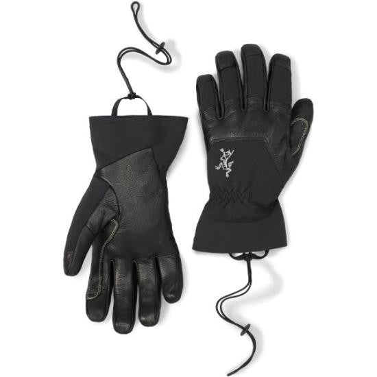 Arc'teryx Sleek Outdoor Gloves With Reinforced Grip And Adjustable Cords