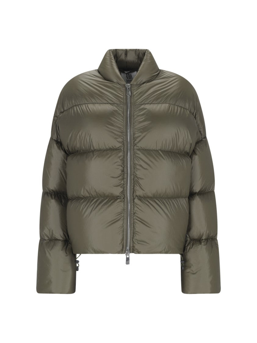 Bacon "Storm Fury Cal" Green Quilted Down Jacket