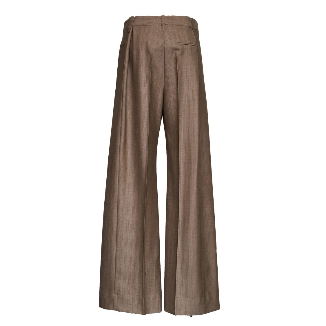 Victoria Beckham Mid Rise Relaxed Unlined Straight Leg Pants