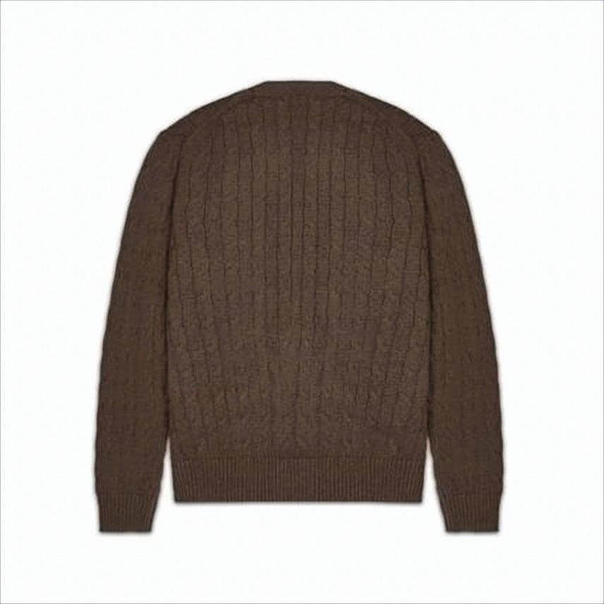 Polo Ralph Lauren Classic Cable Knit Cardigan With Button-Up Front