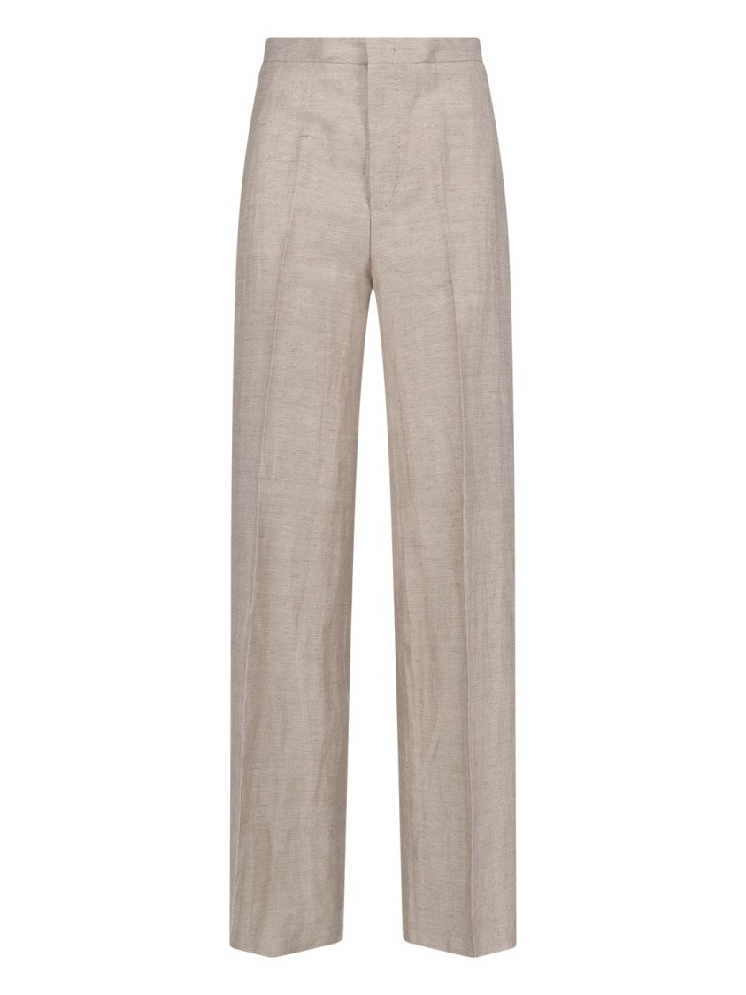 Tagliatore Adrianne Single-Breasted Suit – Beige