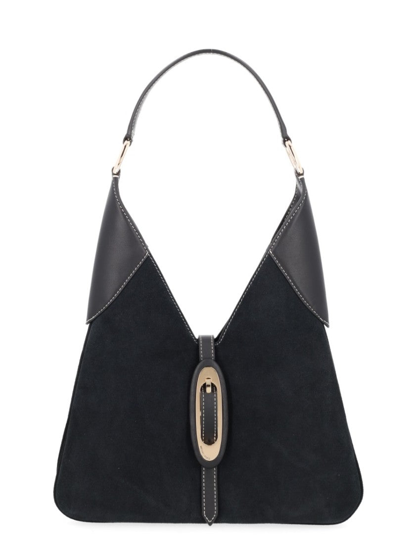 Michael Michael Kors Cow Leather Hobo Buckle Bag