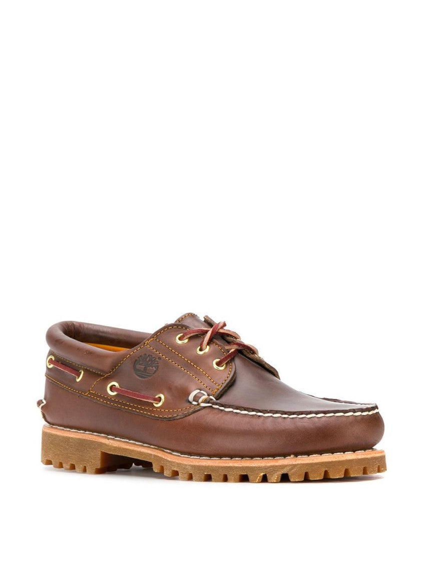 Timberland Brown Leather Boat Shoes