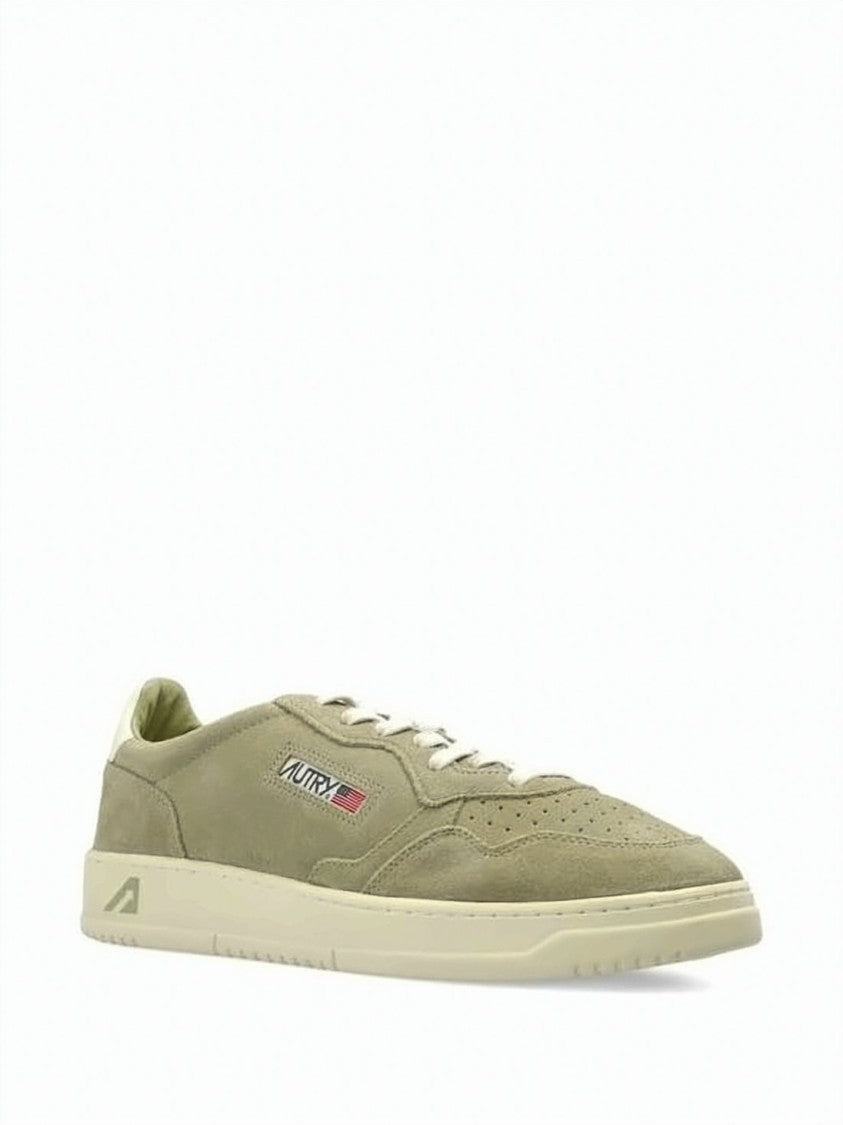 Autry Suede Upper Low-Top Sneakers