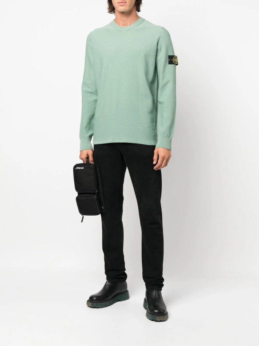 Stone Island Compass-Patch Crewneck Jumper