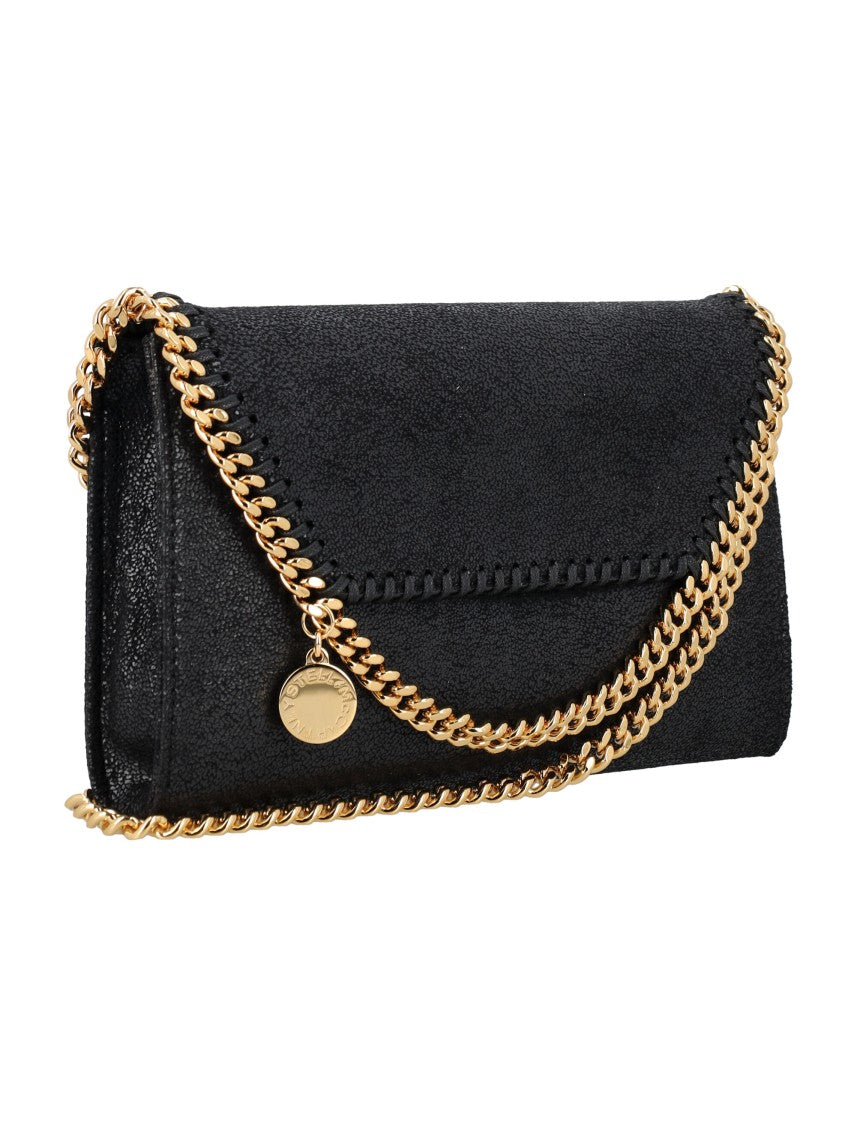 Stella Mccartney Black Falabella Wallet Chain