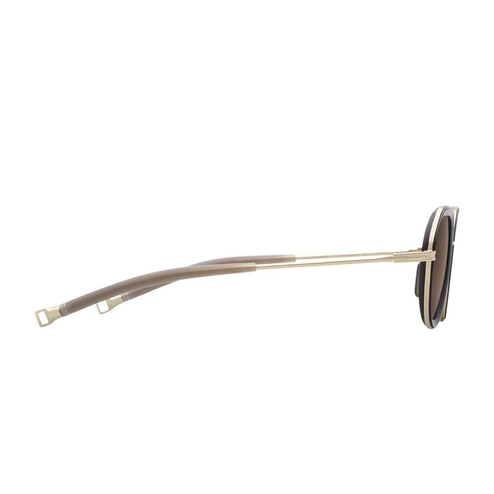 Dita Lancier Lsa 432 Polarized Phantos-Shape Gold Titanium Sunglasses