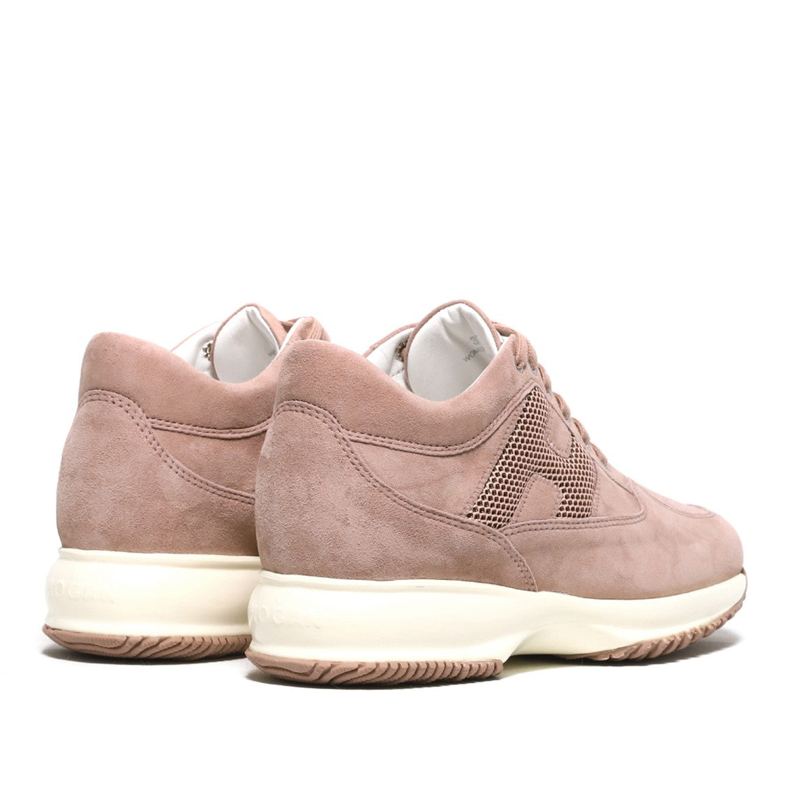 Hogan Interactive Sneakers In Pink Suede
