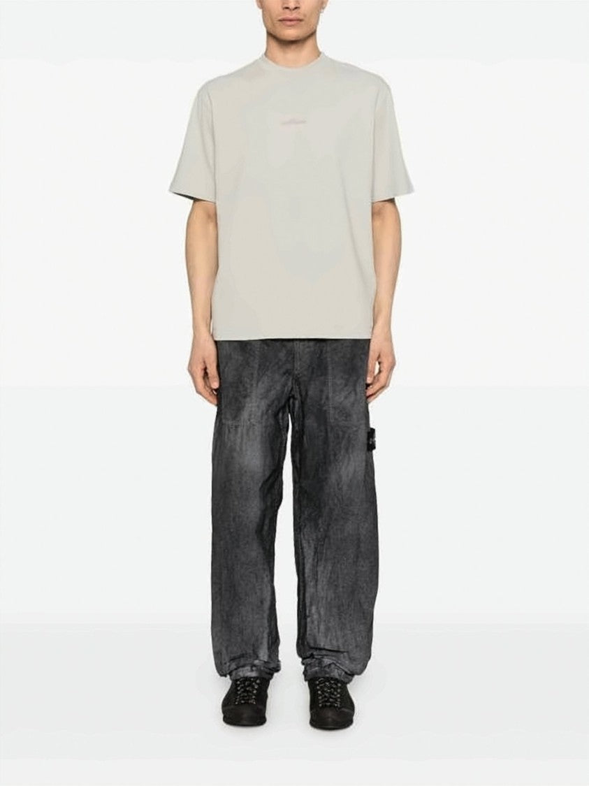 Stone Island Relaxed-Fit Cotton T-Shirt With Monochrome Graphic