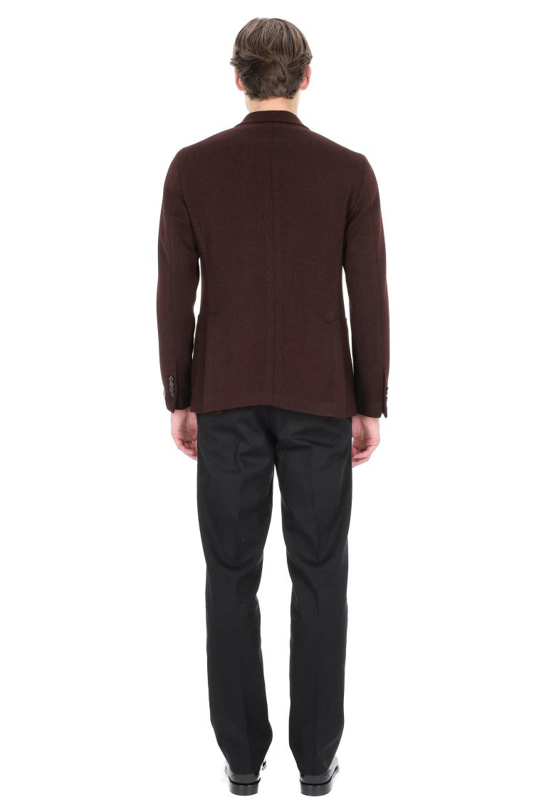Tagliatore Montecarlo Wool Jersey Double-Breasted Jacket