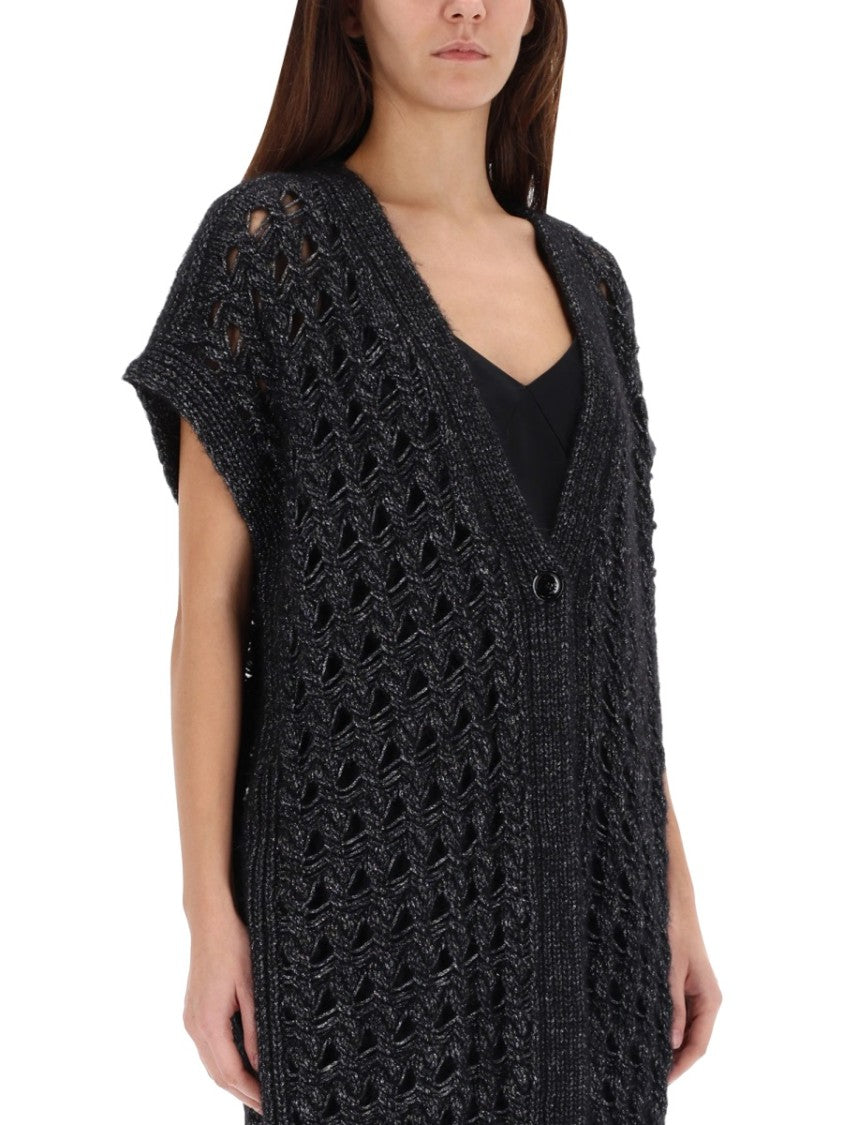 Herno Vest With Perforated Workmanship