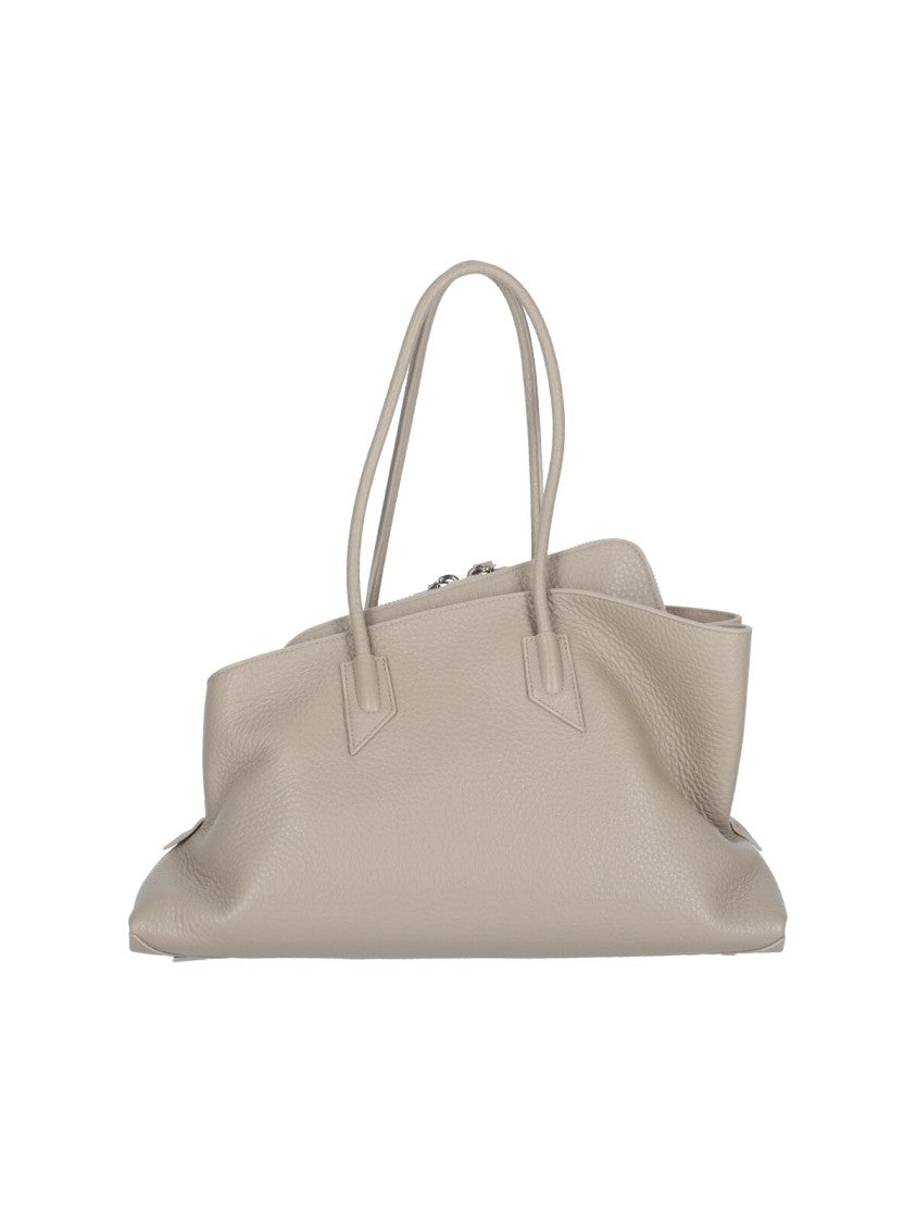 The Attico "La Passeggiata" Medium Handbag – Beige