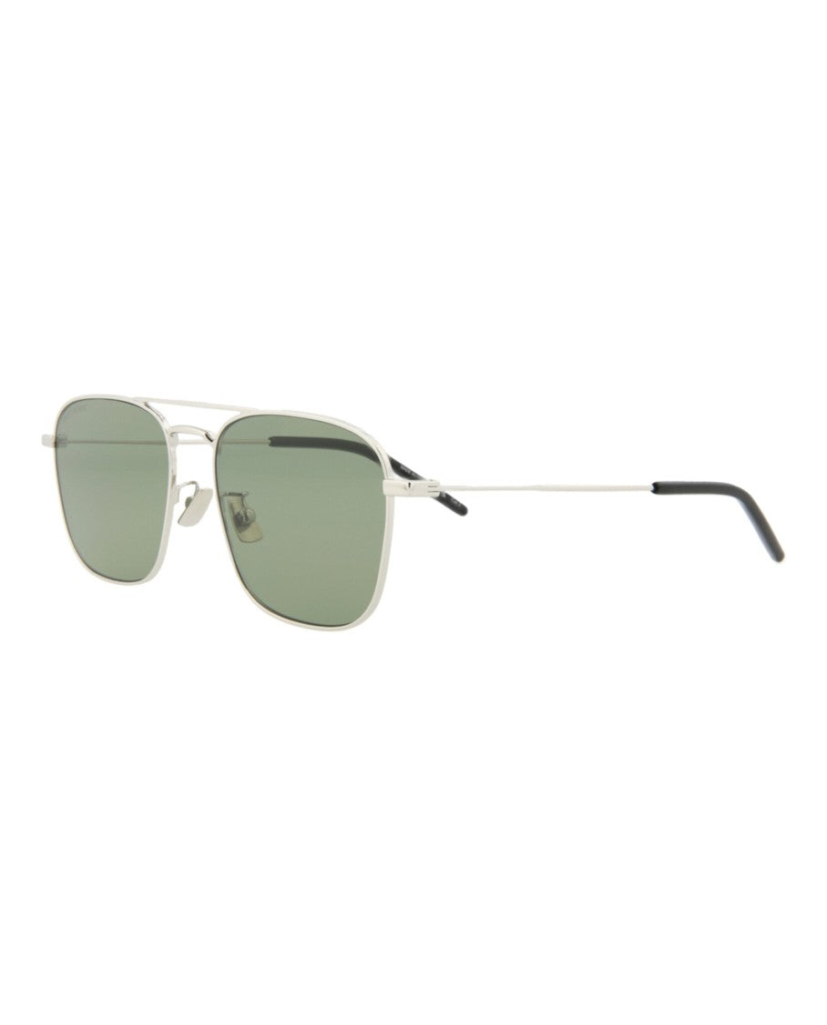 Saint Laurent Aviator-Frame Metal Sunglasses