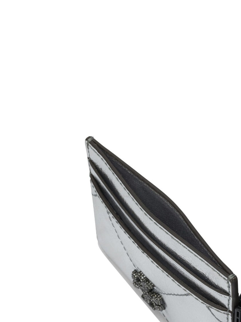 Tory Burch Shiny Metallic Leather Wallet