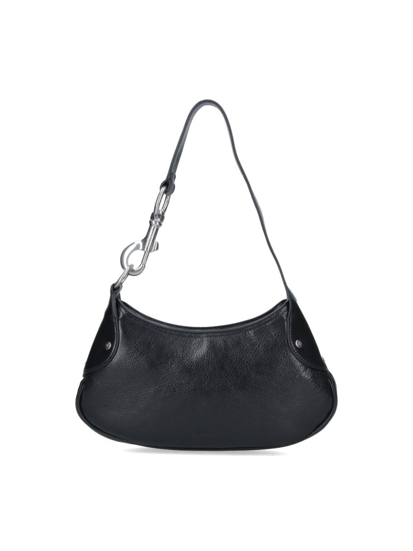 Mulberry Small Black Calf Leather Shoulder Bag