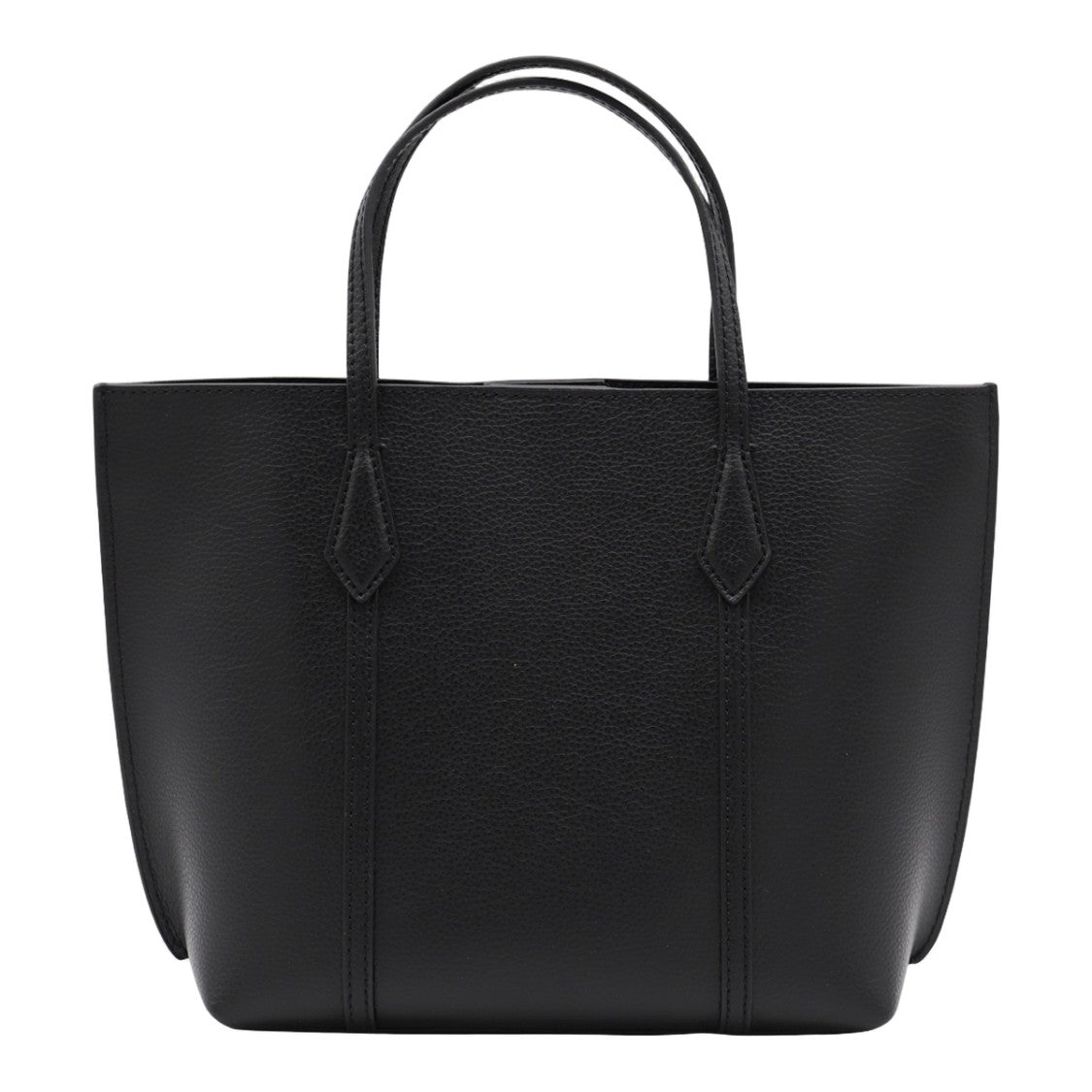 Tory Burch Structured Tote Bag With Smooth Pebbled Texture