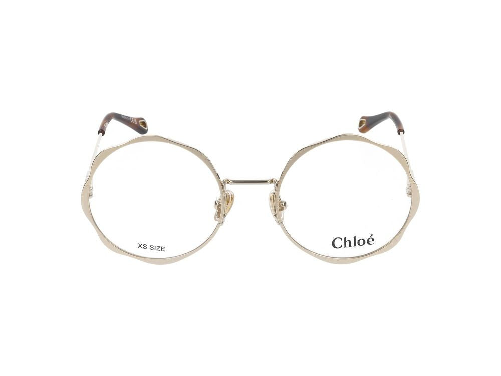 Chloé Eyeglasses Ch0185o 001 Gold Gold Transparent 51/20/140