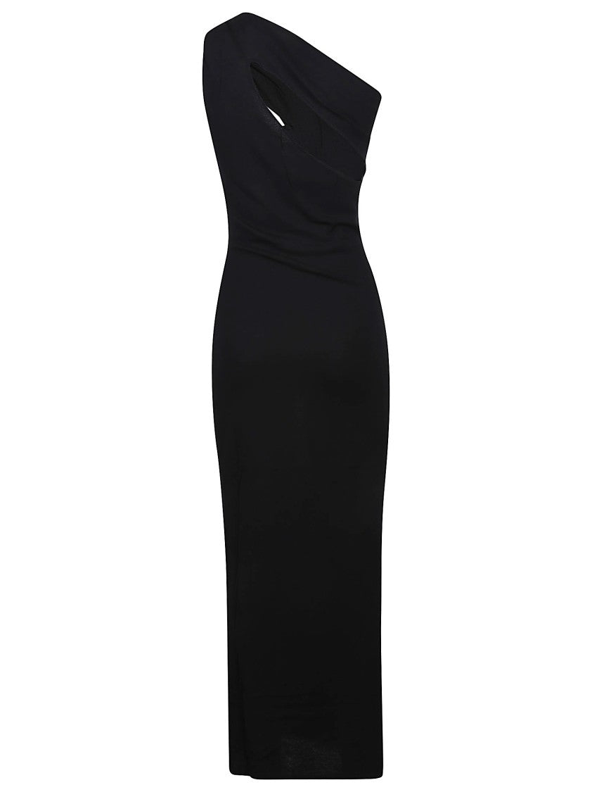 Federica Tosi Cut Out Viscose Blend Midi Dress