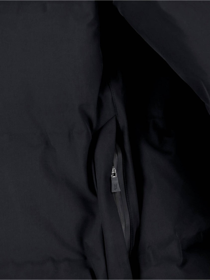 Herno Black Functional Wardrobe Goose Down Down Jacket