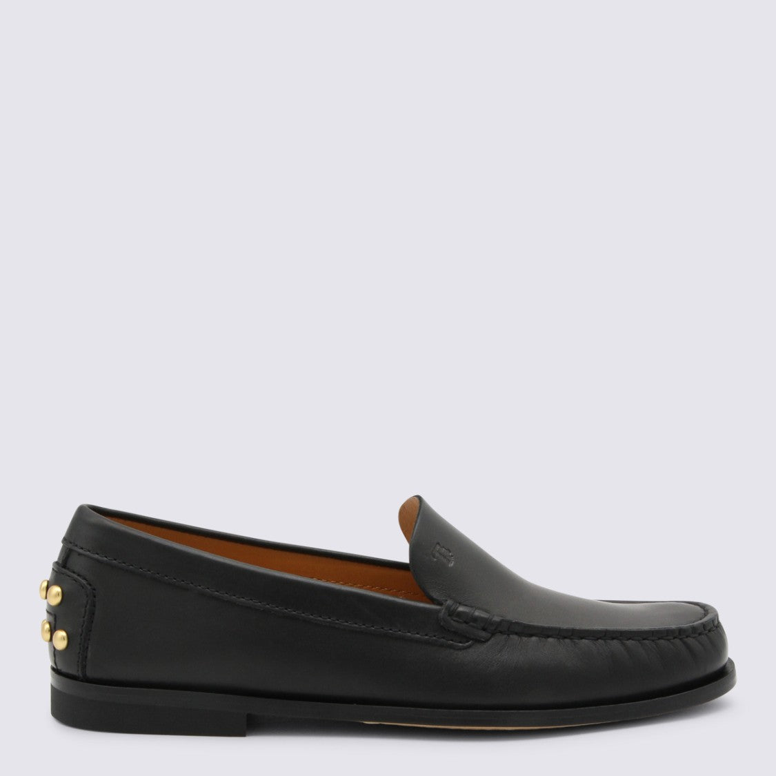 Tod's Black Leather Loafers