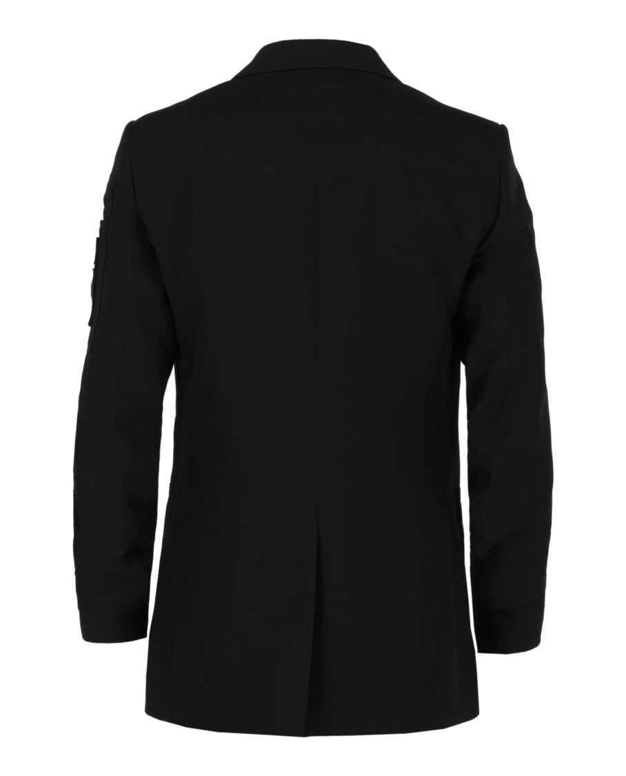 Givenchy Tailored Black Slim Fit Blazer With Notched Lapels