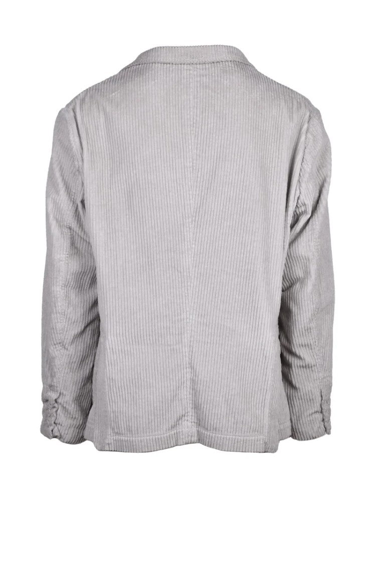 Never Enough Velvet Blazer Jacket - Grey