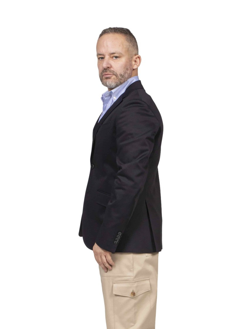 Etro Roma Black Flap-Pocket Tailored Blazer