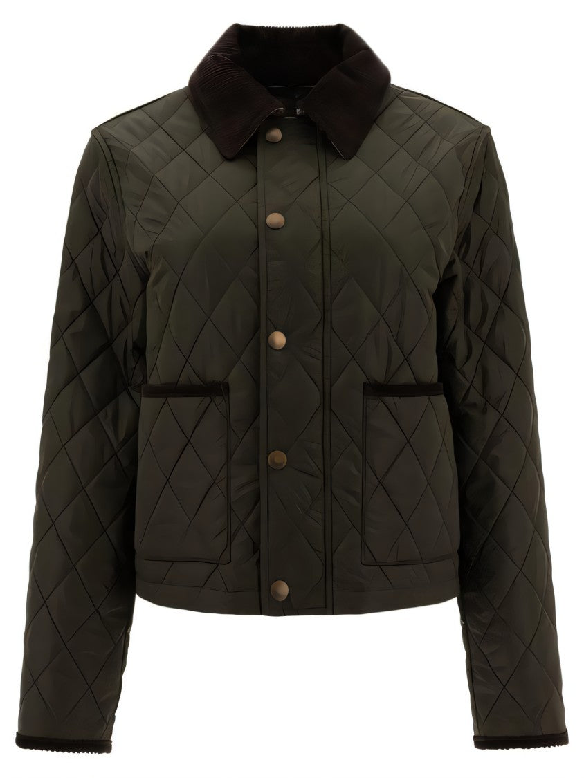 Burberry Quilted Casual Jacket