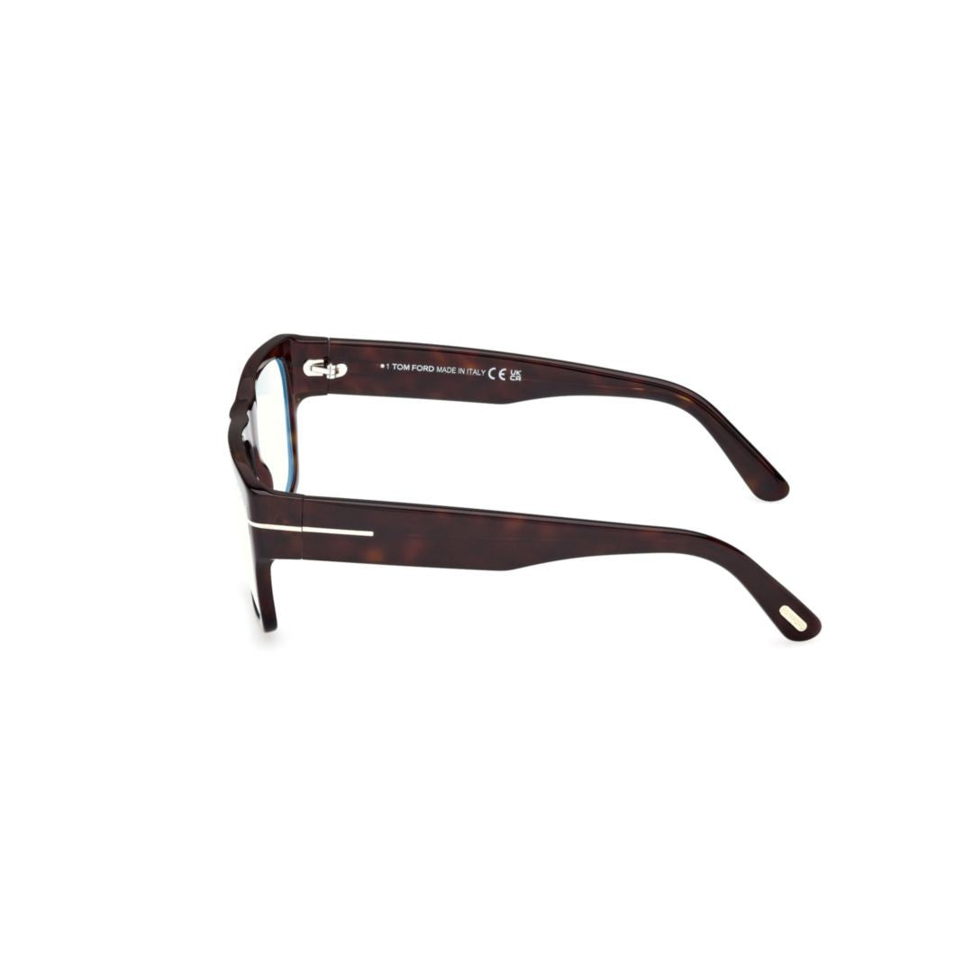 Tom Ford Ft6035-B Tortoiseshell Rectangular Frame Eyeglasses