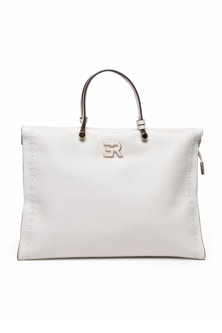 Ermanno Firenze Petra Tote Bag - White