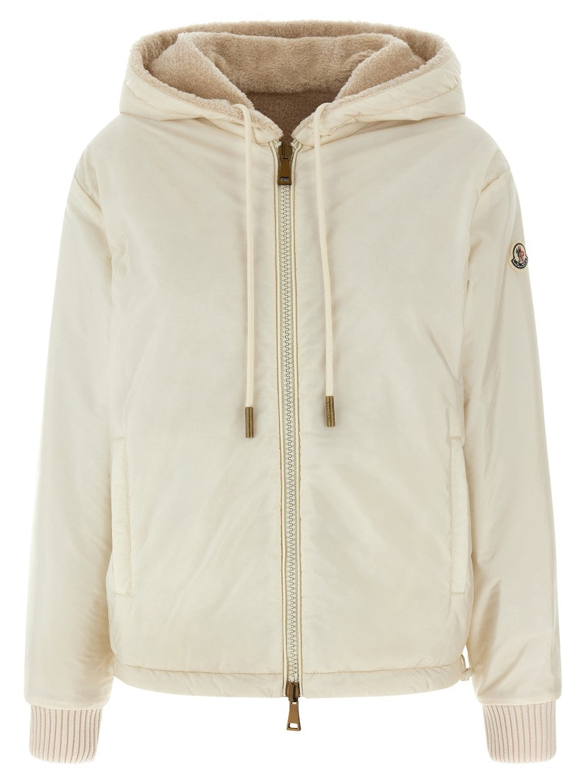 Moncler Reversible Teddy-Effect Fleece And Nylon Hoodie