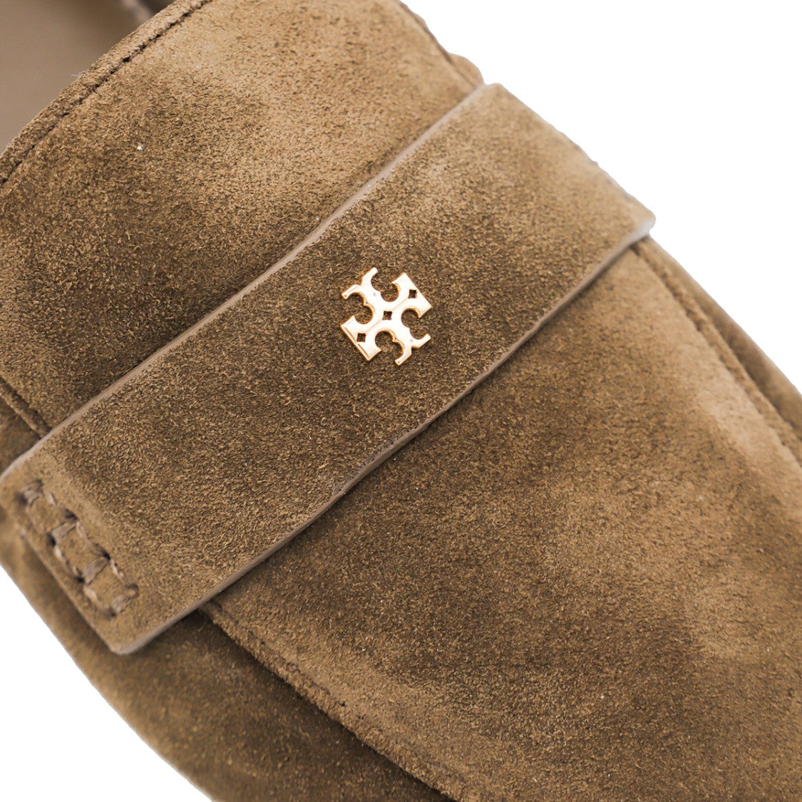 Tory Burch Brown Leather Loafers