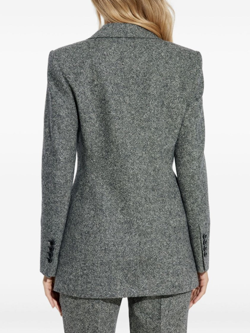 Dolce & Gabbana Tailored Gray Virgin Wool Jacket