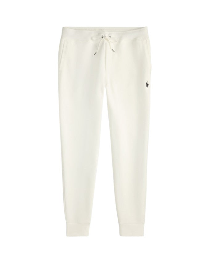 Polo Ralph Lauren White Tapered Trousers With Drawstring Waist