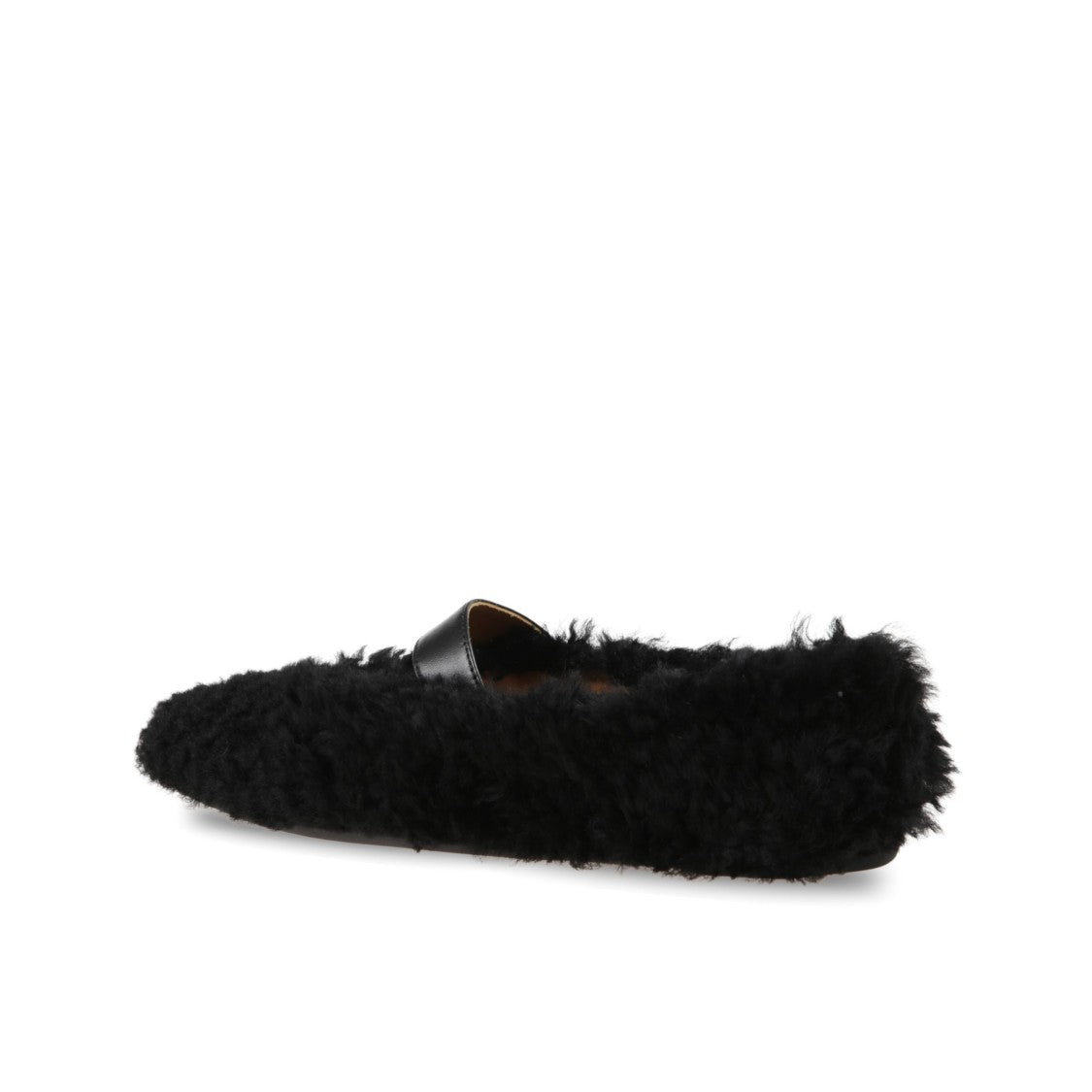 Ferragamo Low-Cut Shoes With Soft Fur Upper And Rounded Toe