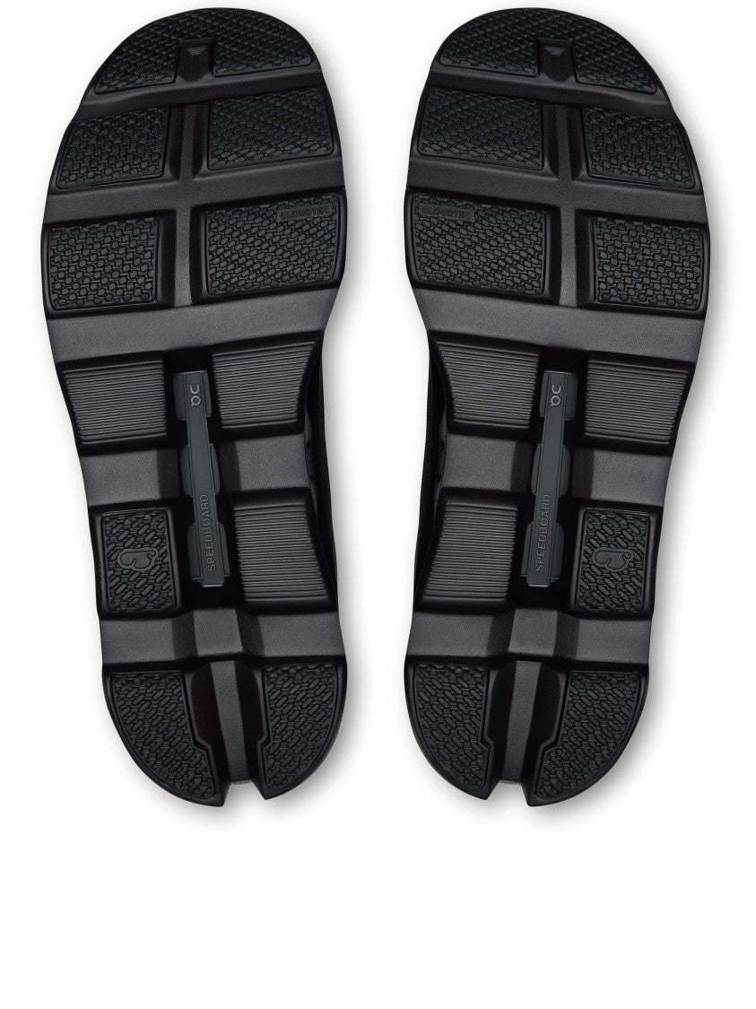 On Black Cloudmster Breathable Mesh Running Sneakers
