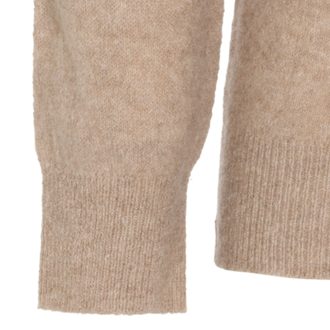Altea Plush Turtleneck Sweater With Ribbed Detailing
