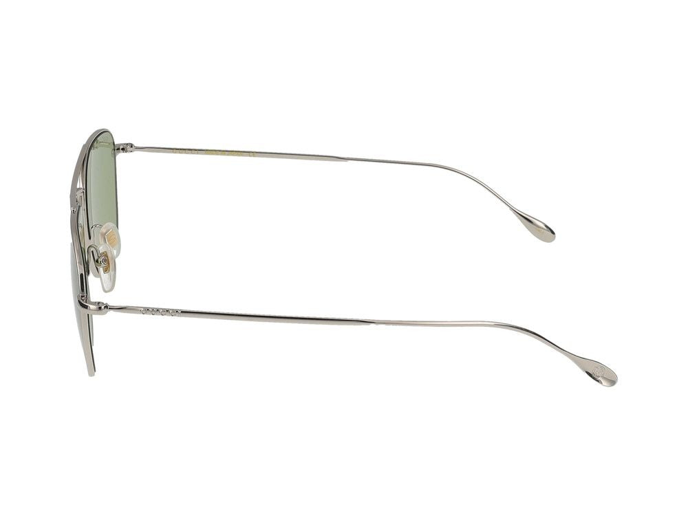 Gucci Sunglasses Gg1183s 004 Silver Silver Green 53/17/150