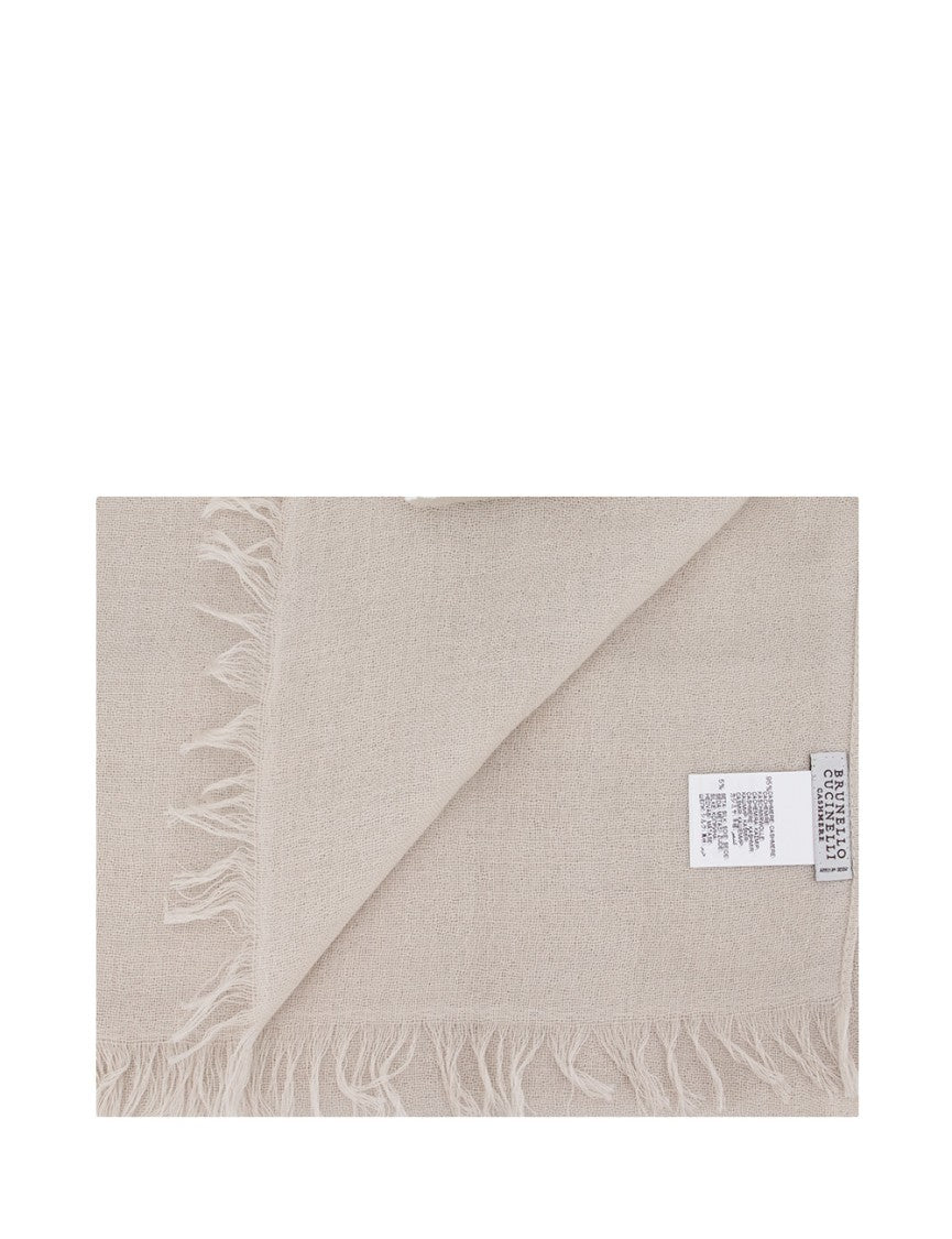 Brunello Cucinelli Cashmere And Silk Scarf
