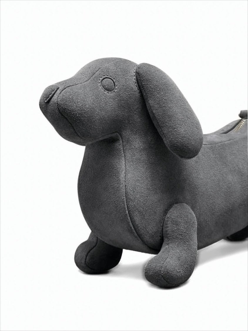 Thom Browne Dachshund-Motif Calf Leather Clutch