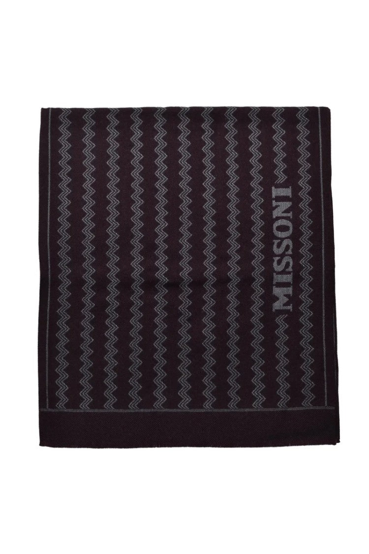 Missoni Brown Wool Scarf